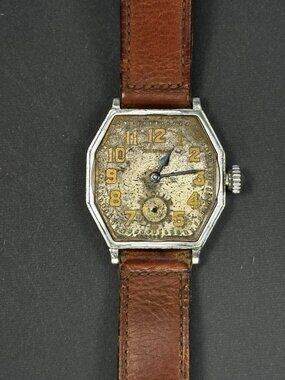 Waltham Art Deco Octagonal Wristwatch Sub Seconds Manual Wind Repair